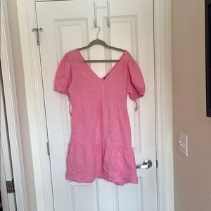Pink gap dress medium